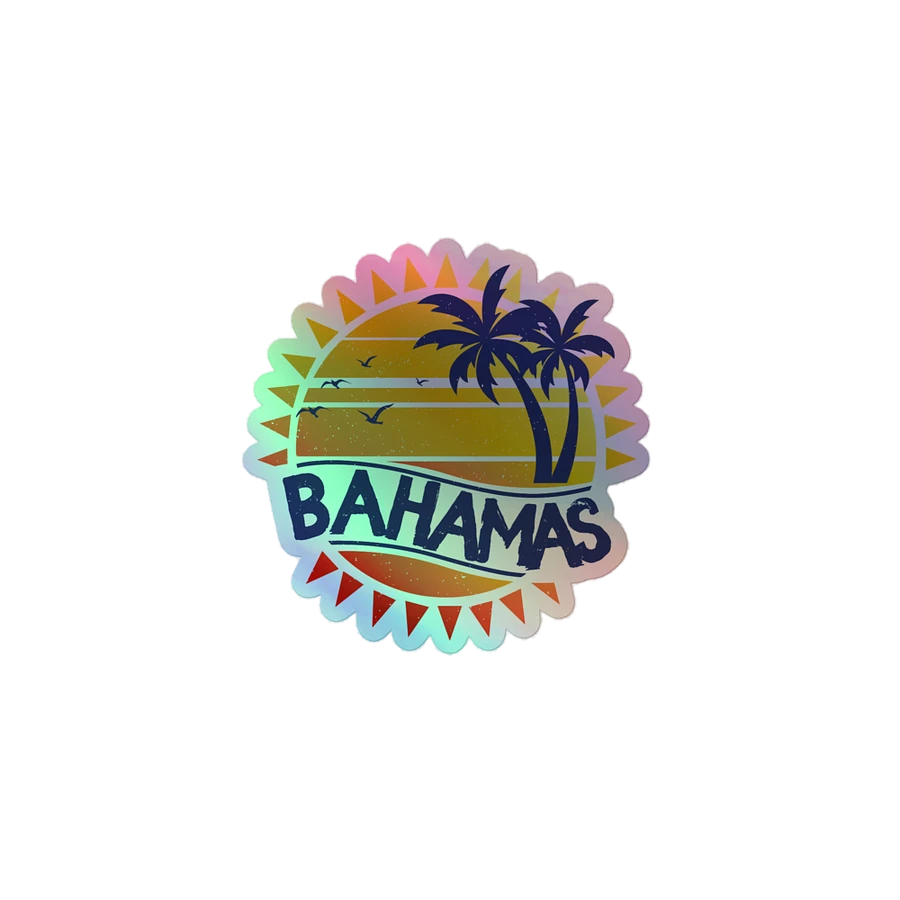 Bahamas Sticker Holographic : Bahamas Beach Sunset product image (2)