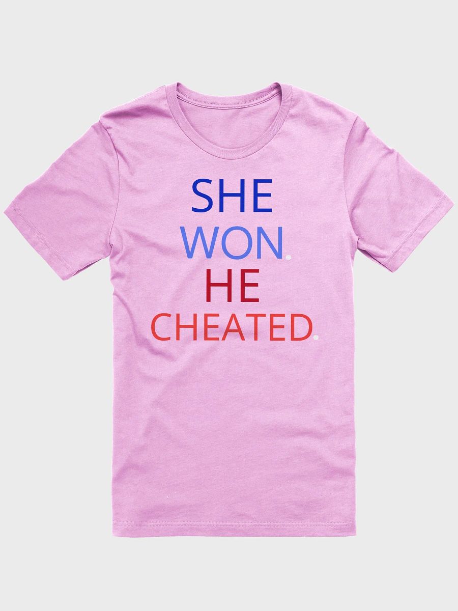 She Won | He Cheated Tee. product image (8)
