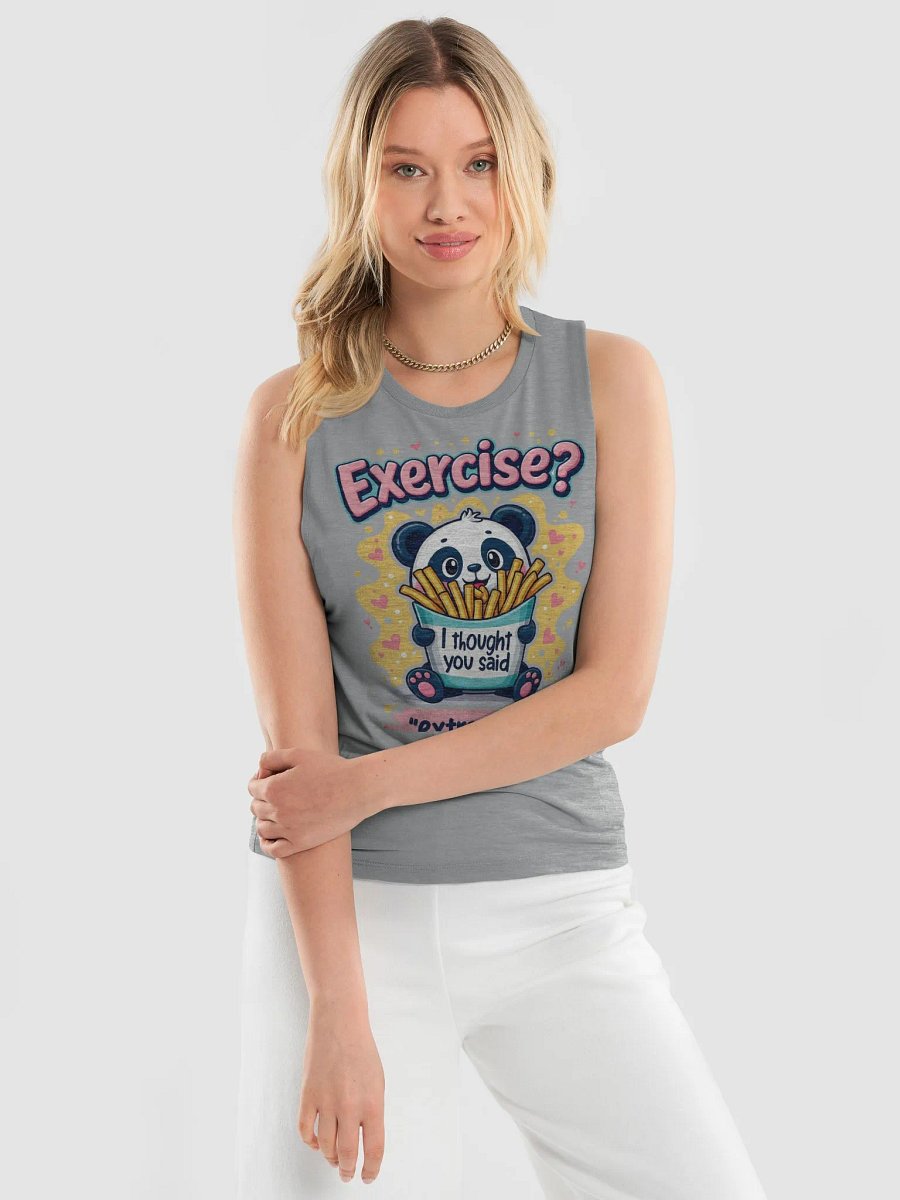 Extra Fries Panda Flowy Tank product image (14)
