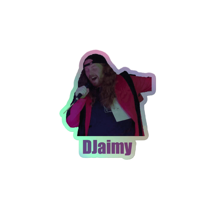 DJaimy Barcade Holo sticker product image (2)