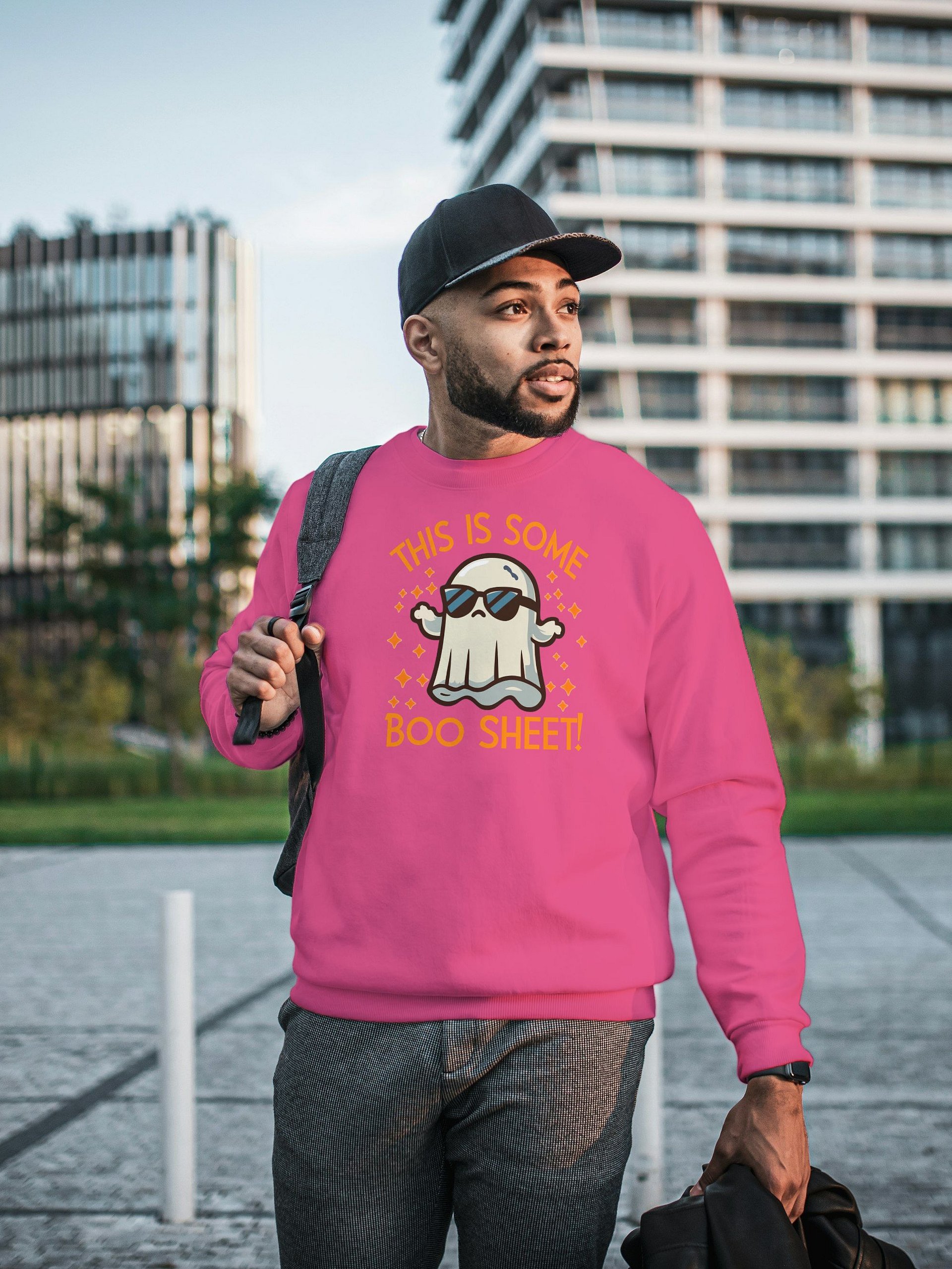 Boo Sheet Funny Halloween Sweatshirt product image (38)