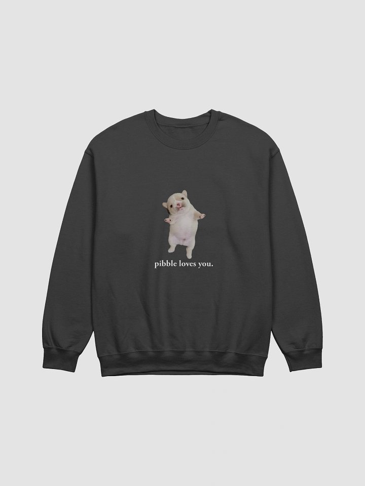 pibble loves you. (crewneck) - dark colors product image (2)