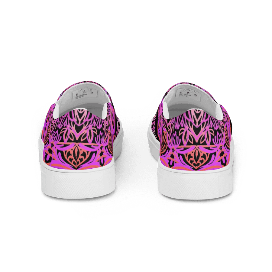 Symmetrical Serenity Mandala Canvas Shoes product image (7)