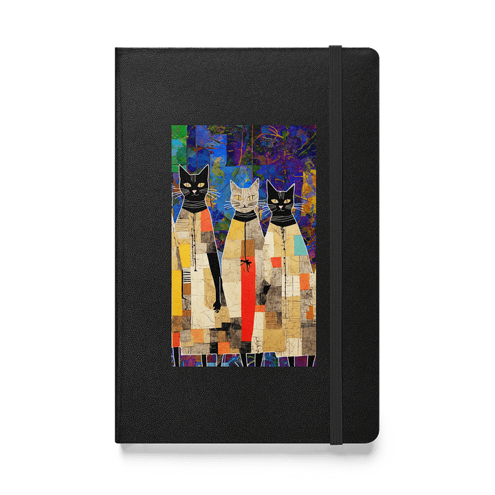 Whimsical Cats Hardcover Notebook product image (1)