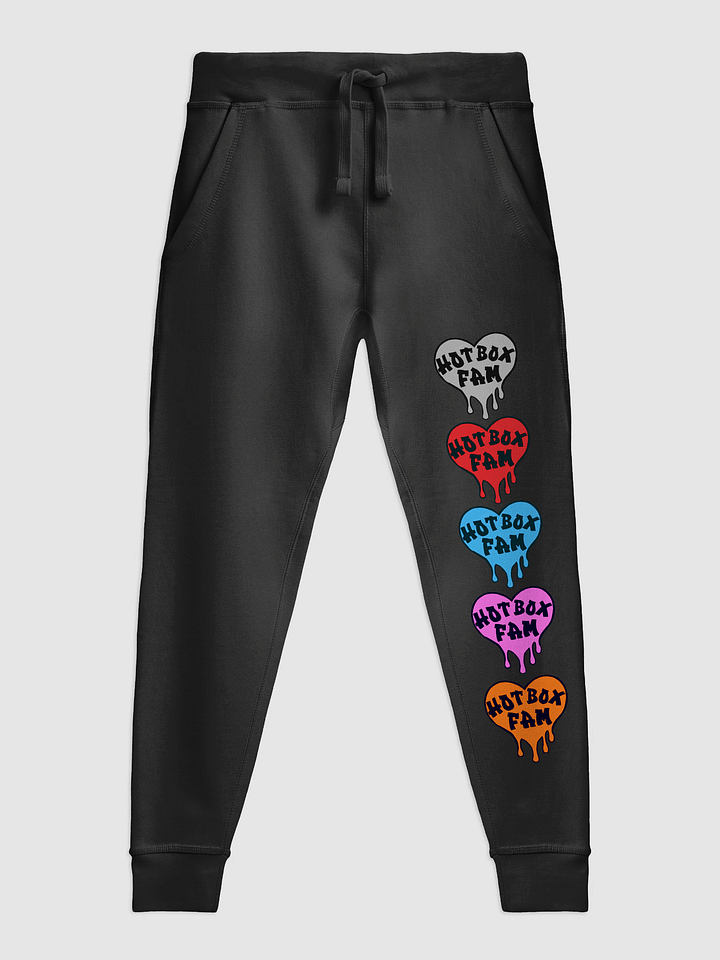 UNISEX HOT BOX FAM SOLID LOGO SWEAT PANTS product image (2)