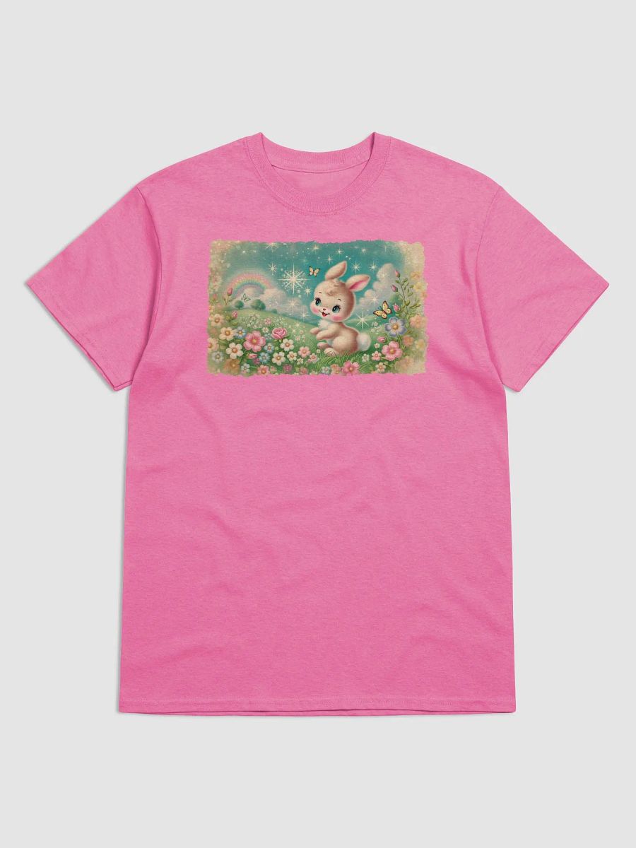 Rainbow Bunny Adult Unisex T-Shirt product image (2)