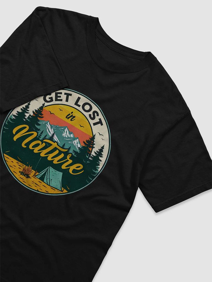 Get Lost in Nature Vintage Camping T-Shirt Design product image (1)