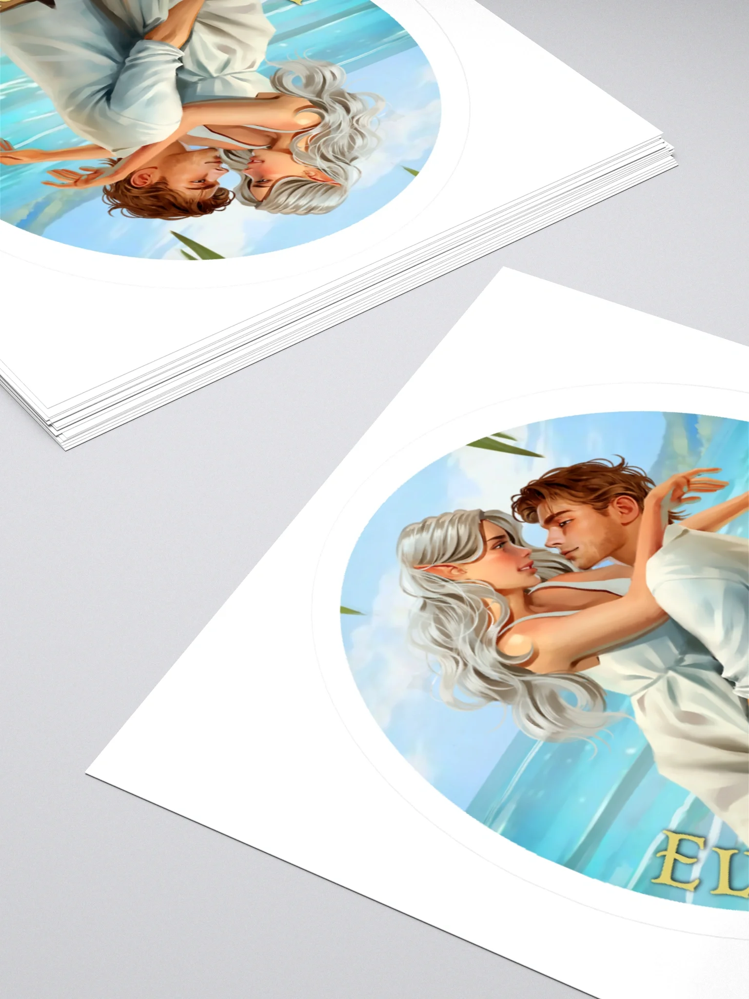 Elven Heartbound Sticker ~ Elowyn & Rominy product image (11)