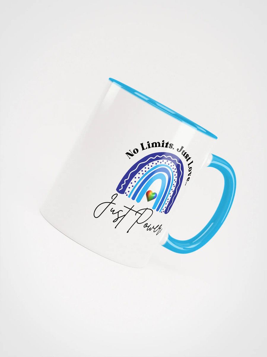No Limits. Just Love. Just Power. Rainbow Ceramic Mug. product image (7)