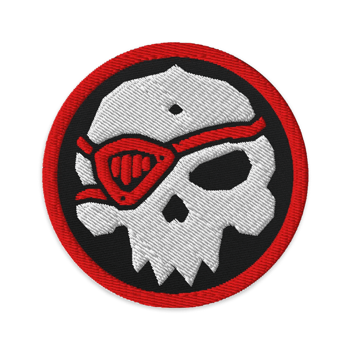 KroTukk Embroidered Patch with Red Border product image (1)