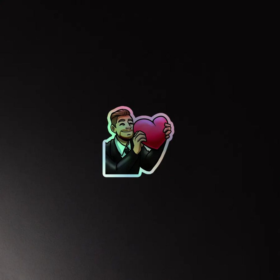 Heartfelt Holographic Love Sticker Set product image (4)
