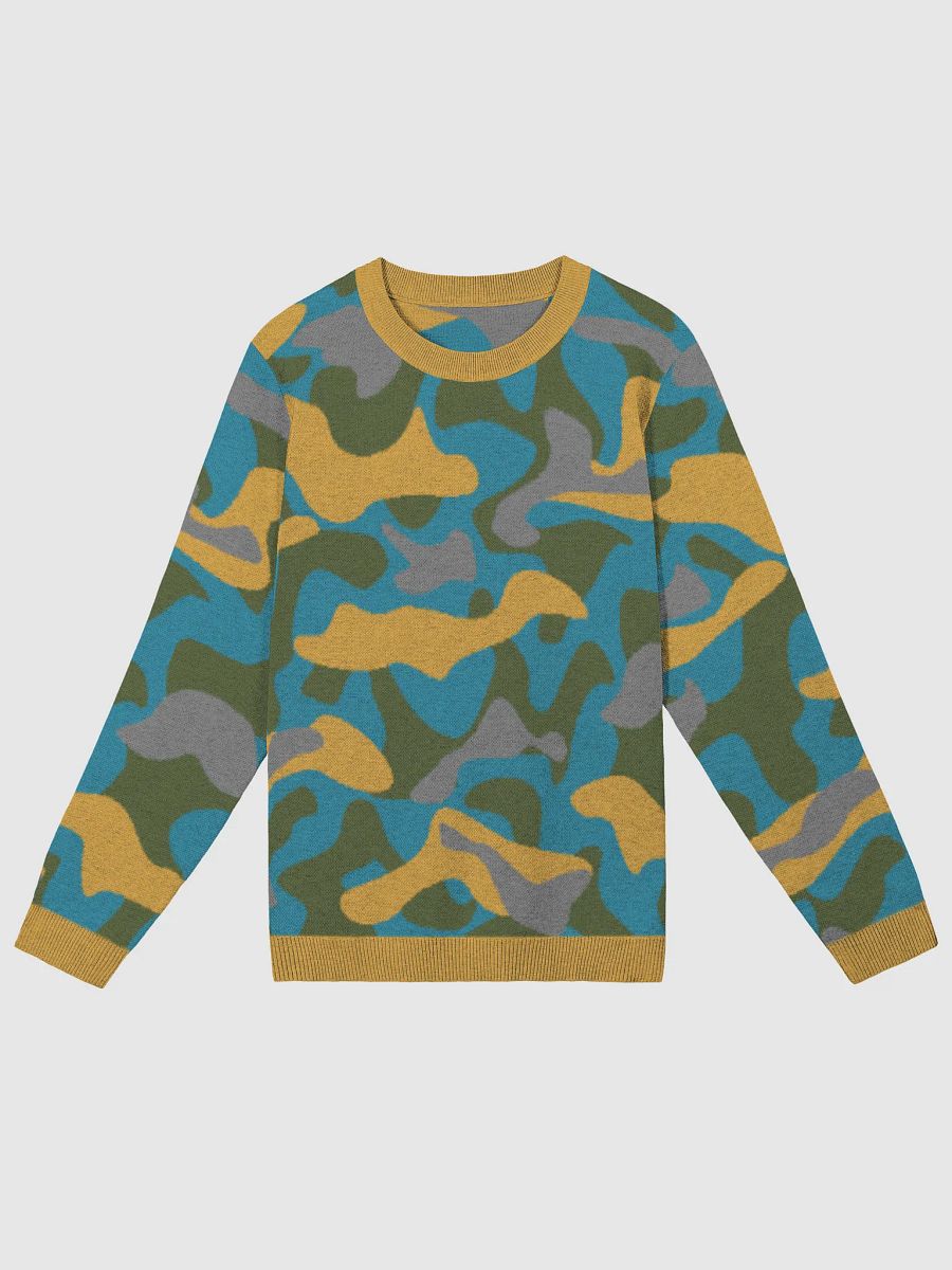 Mystic Camo Unisex Knitted Crewneck product image (4)