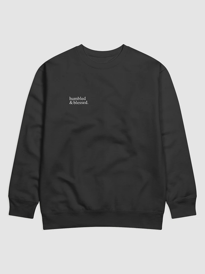 Truly Humbled & Blessed Sweater | Black product image (1)