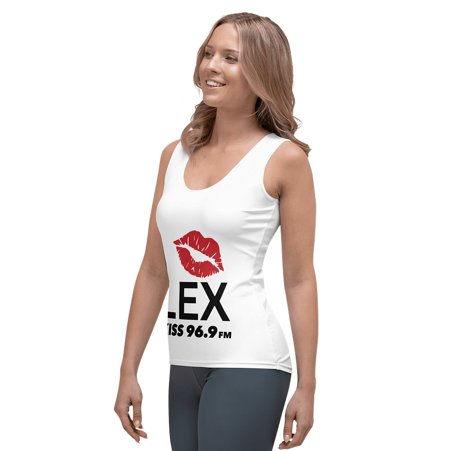 I KISS LEX Womens White Tank Top product image (3)
