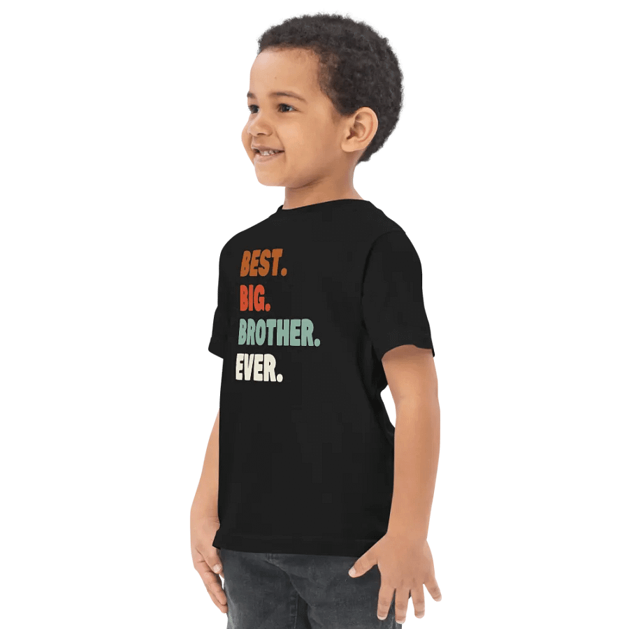 Vibrant Toddler Tee for the Best Big Brother Ever product image (3)