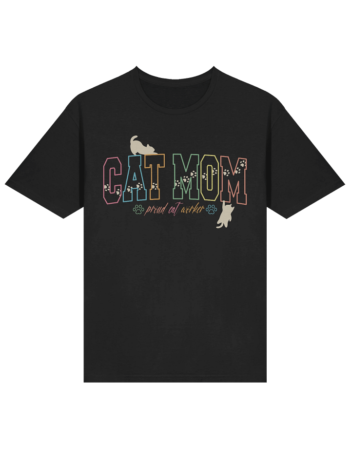 Cat Mom (proud cat worker) 2 - Unisex Adult Super Soft Lightweight T-shirt product image (1)