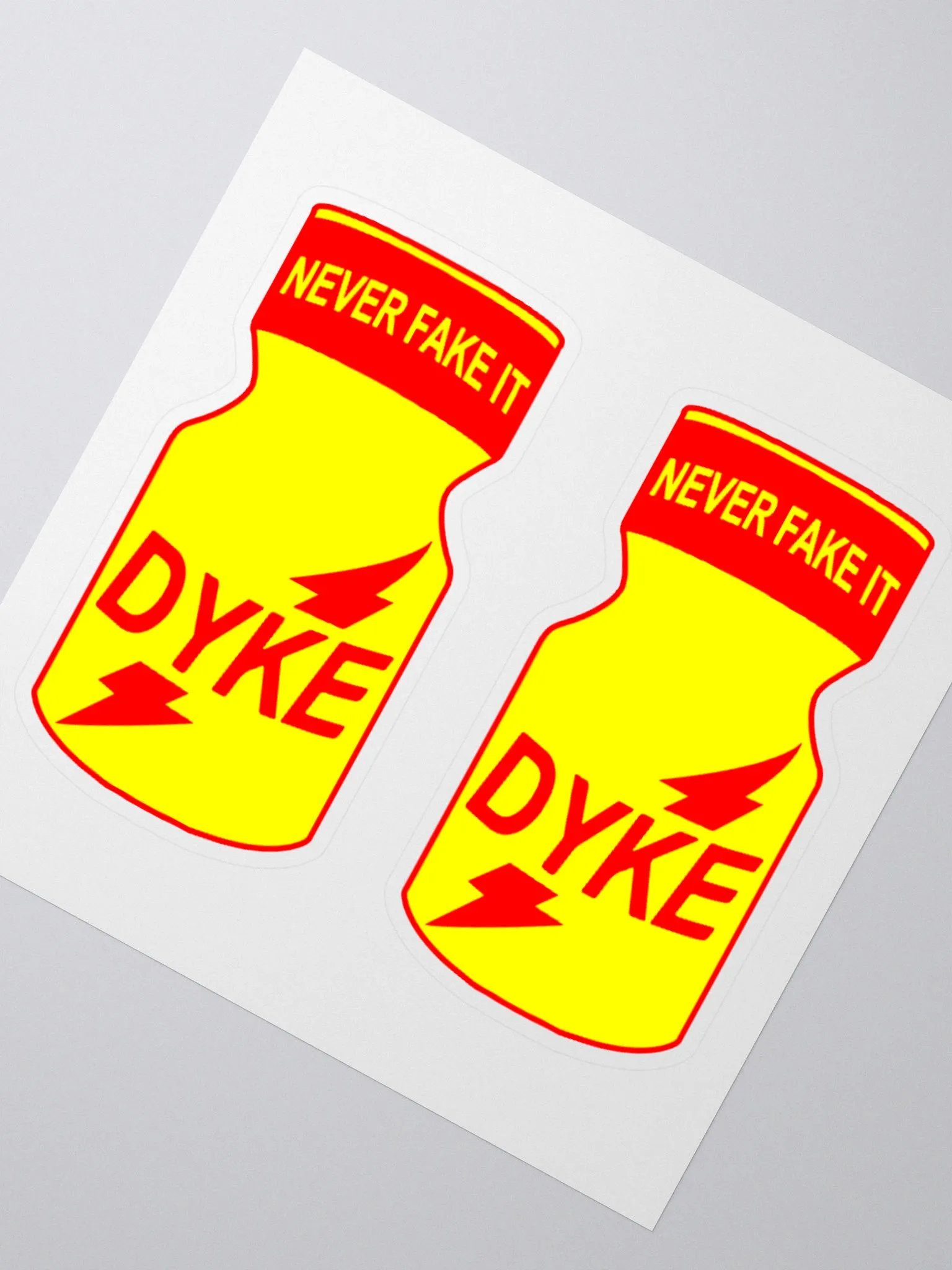 Dyke Poppers Stickers 👃 product image (2)