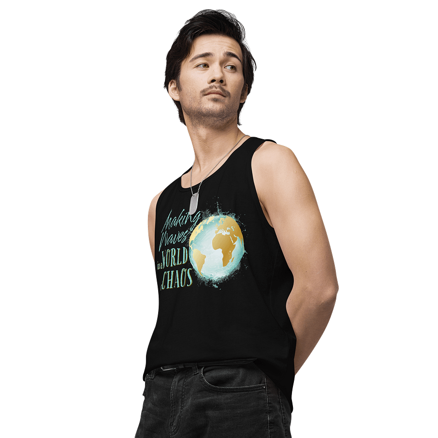 Making Waves In a World of Chaos Men's Tank Top product image (6)