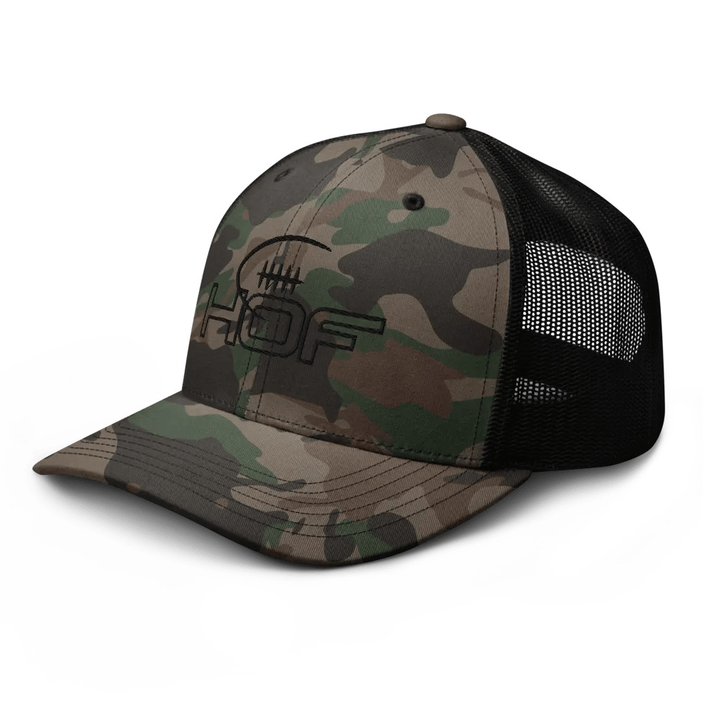 HOF College Football Logo Stealth Camo Trucker Cap product image (6)