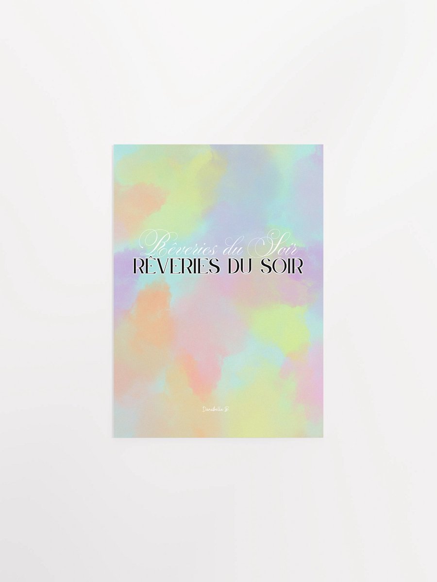 Poster Pastel Nuances de Lumière - Reveries du Soir - Cadeau Inspirant product image (1)