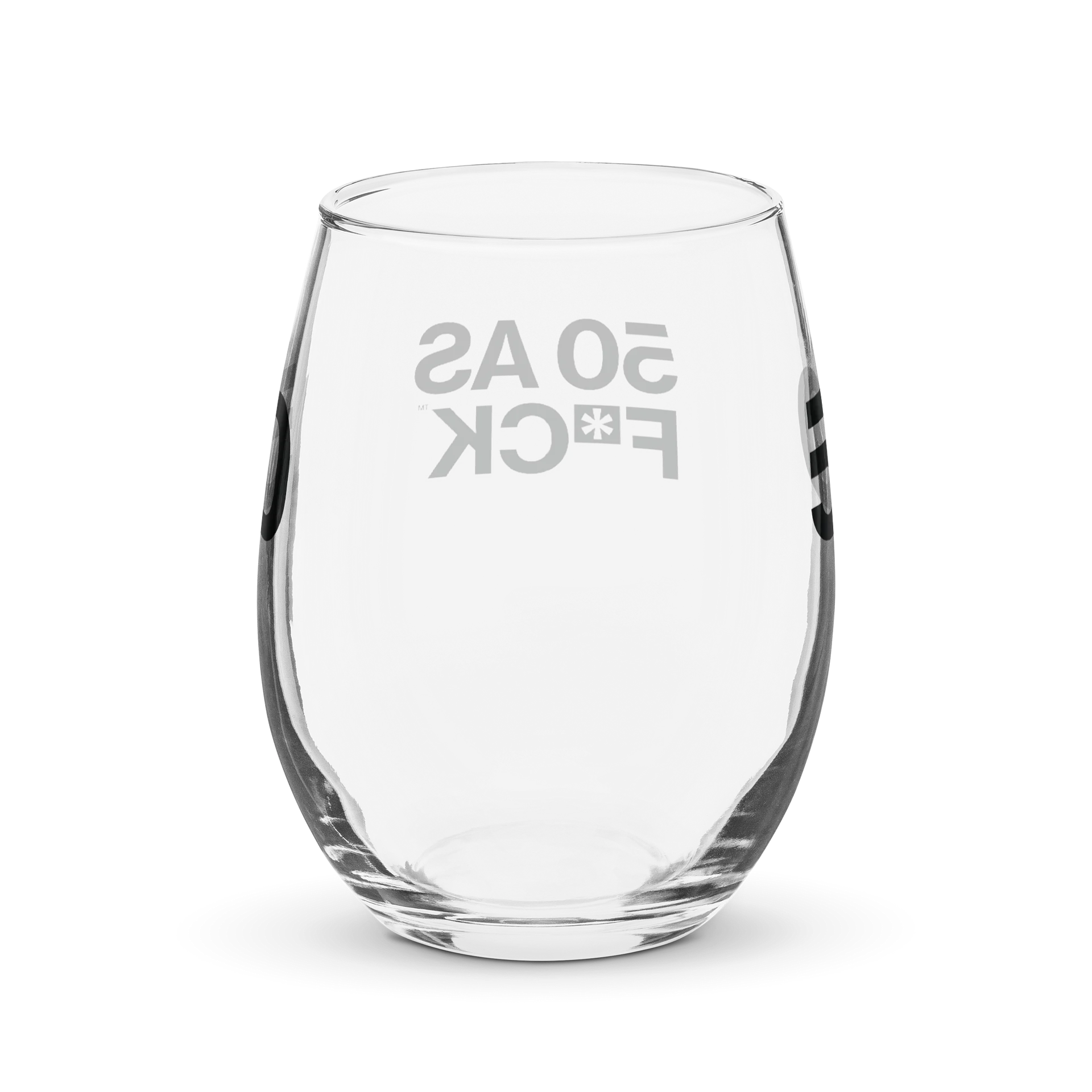 50 as FCK™ - Stemless Wine Glass product image (2)