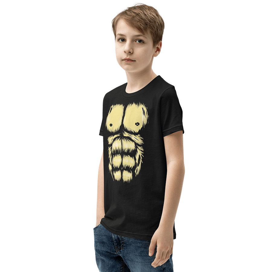 Gorilla Chest Muscle Halloween Costume Funny T-Shirt For Kids product image (7)