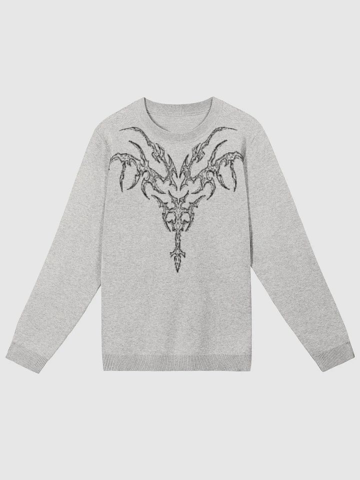 cyber tribal vampire chain sweater knitted product image (2)