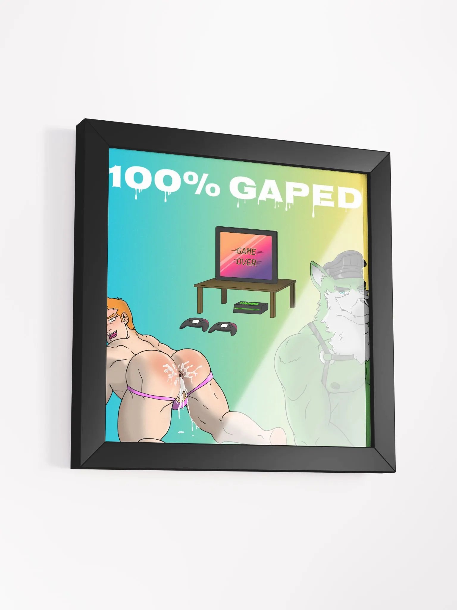 100% Gaped Artwork (Teal) (NSFW) product image (3)