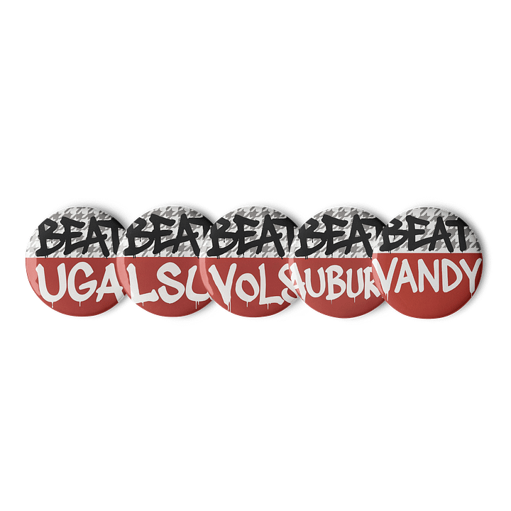 Houndstooth BEAT UGA Button Set product image (1)