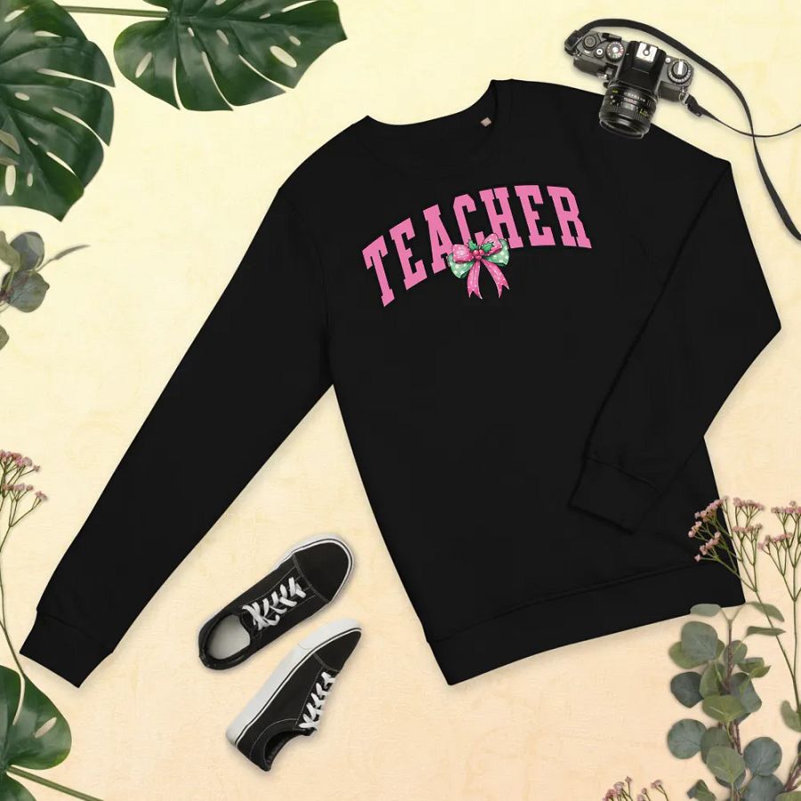Chic Teacher Bow Sweatshirt product image (7)