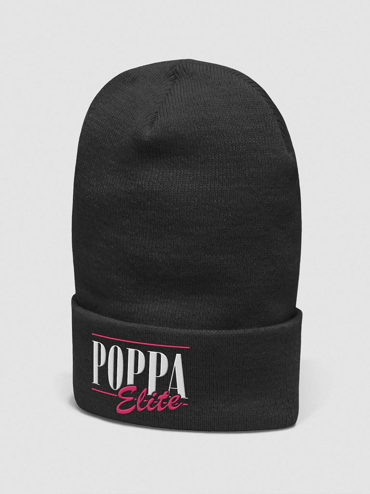 PoppaElite Embroidered Beanie product image (6)