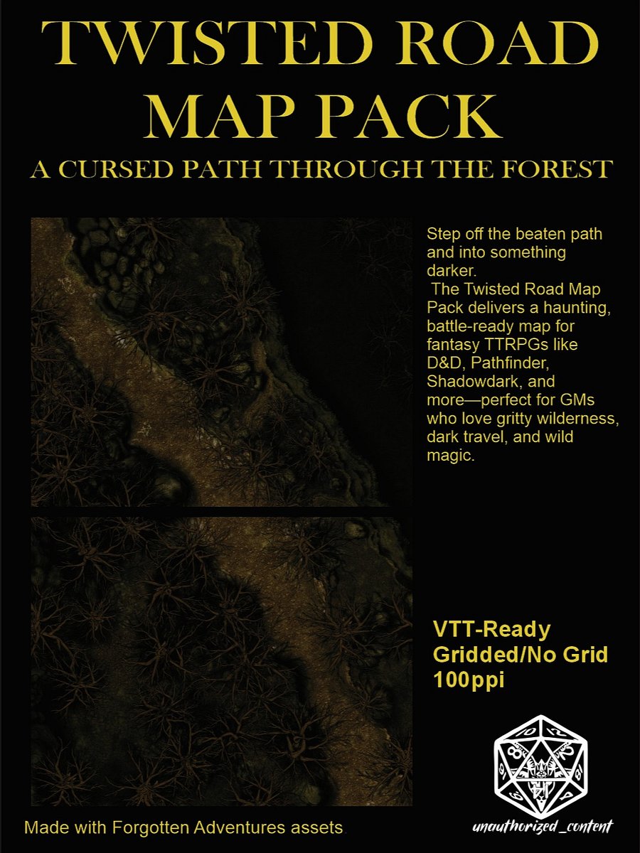 Twisted Road Map Pack – Cursed Paths product image (1)