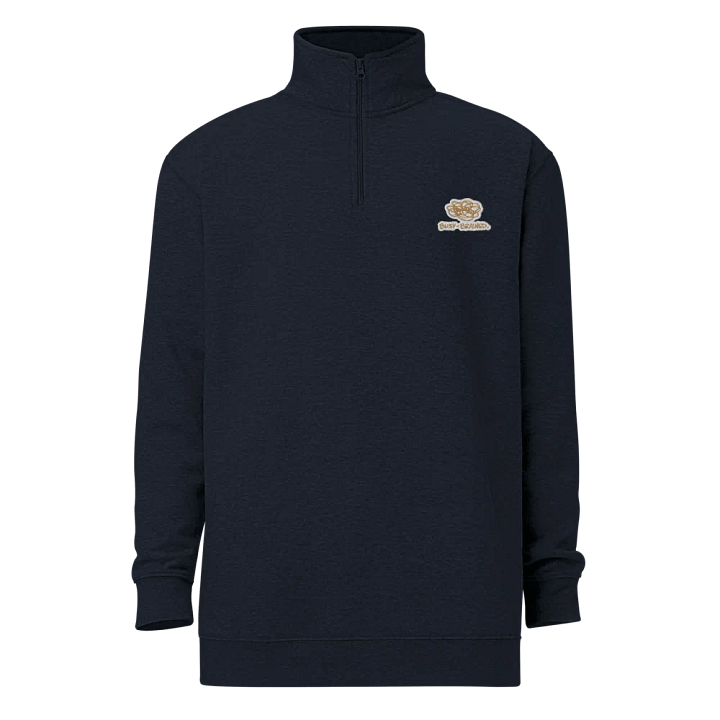 BUSY-BRAINED (brass bubble design) embroidered quarter zip product image (12)