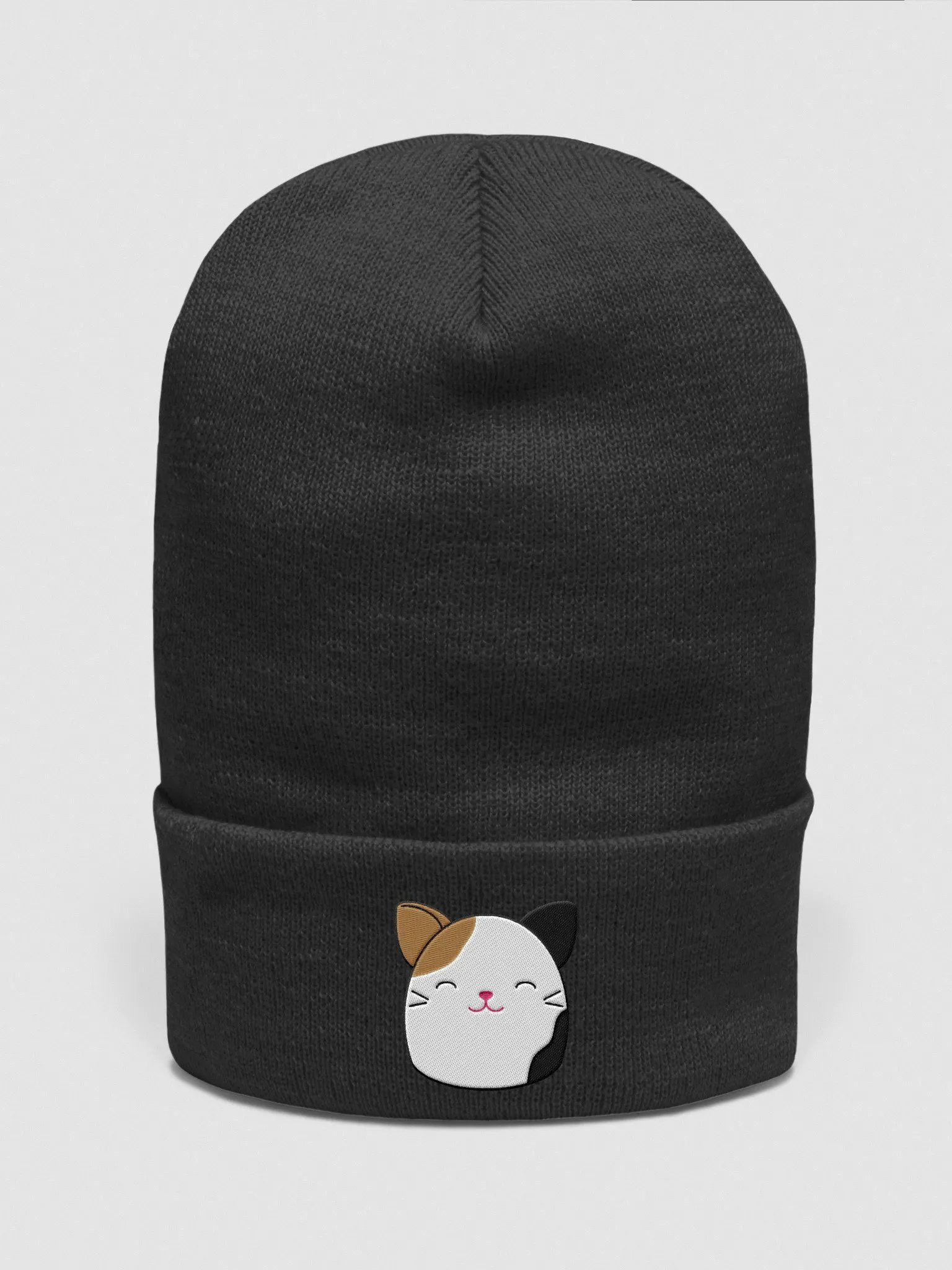 Squishy Calico Cat Embroidered Beanie product image (7)