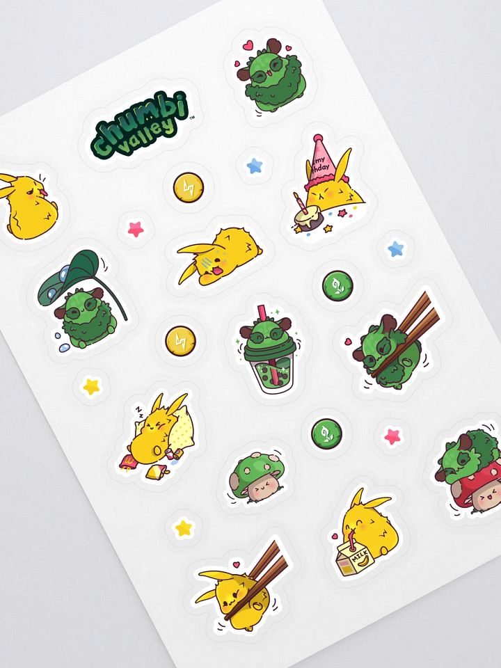 Raiden & Moku Sticker Sheet product image (1)