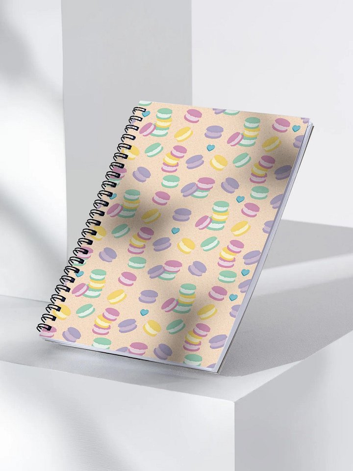 Pastel Macaron Delight Spiral Notebook product image (1)