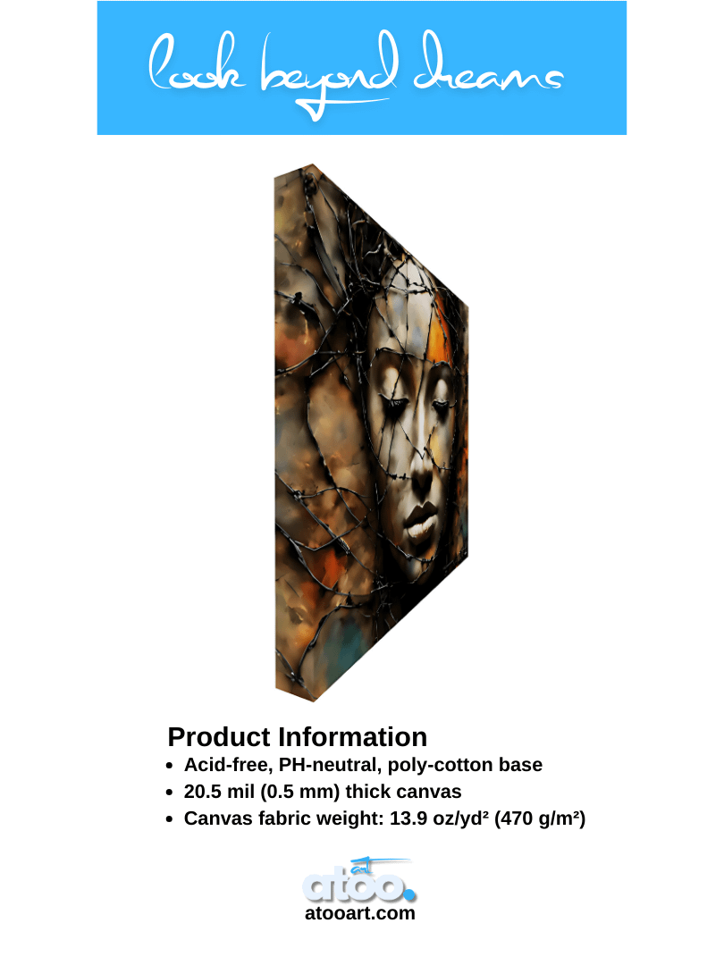 Be Free to Yourself | The Last Sleep | Canvas Painting product image (10)