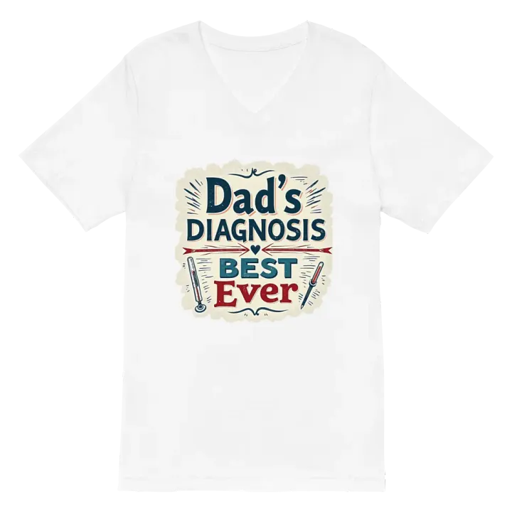 Best Ever Dad's Diagnosis v-neck Tee product image (2)
