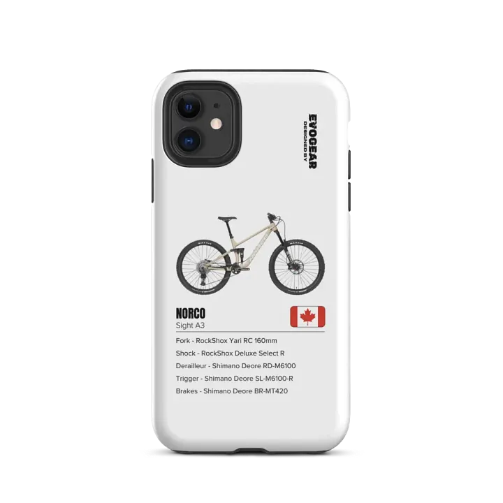 White Norco Sight A3 iPhone Case product image (47)