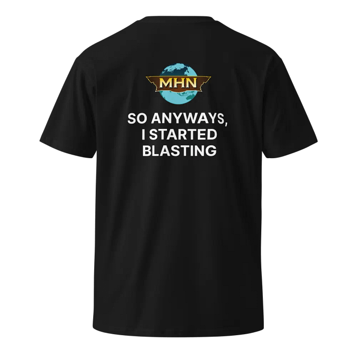 I Started Blasting MHN Emblem Unisex T-Shirt Black/Grey/Navy product image (5)