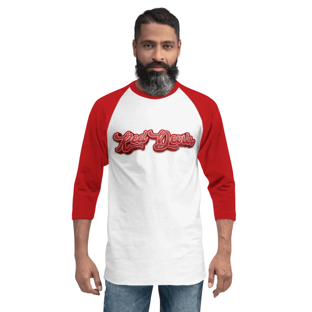 Red Devils Varsity Raglan product image (2)