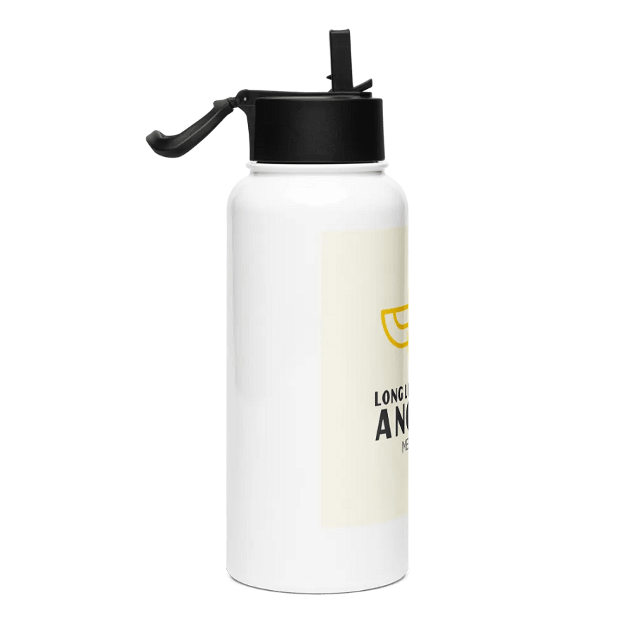 Stainless Steel Bee Bottle with flip up straw product image (4)