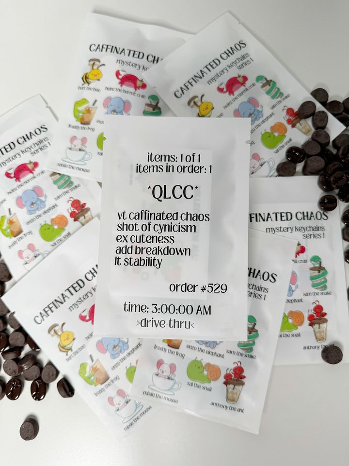 Caffeinated Chaos Mystery Keychain product image (1)