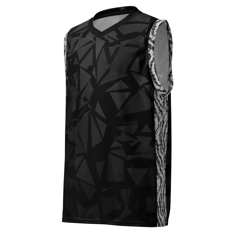 Break the rules | Recycled Unisex Basketball Jersey product image (4)