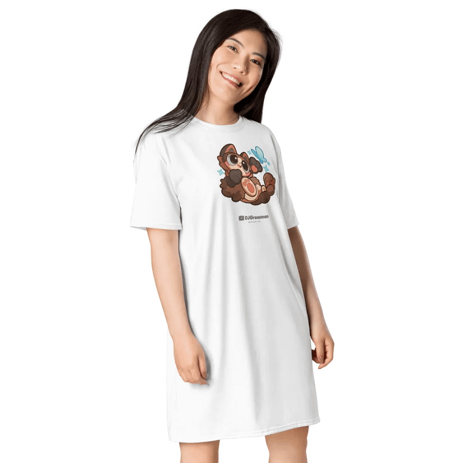 Playing Terra • T-shirt Dress (White) product image (3)