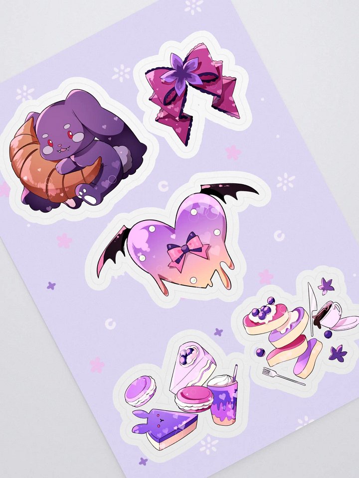 Dust Bunny & Desserts Sticker Sheet product image (1)