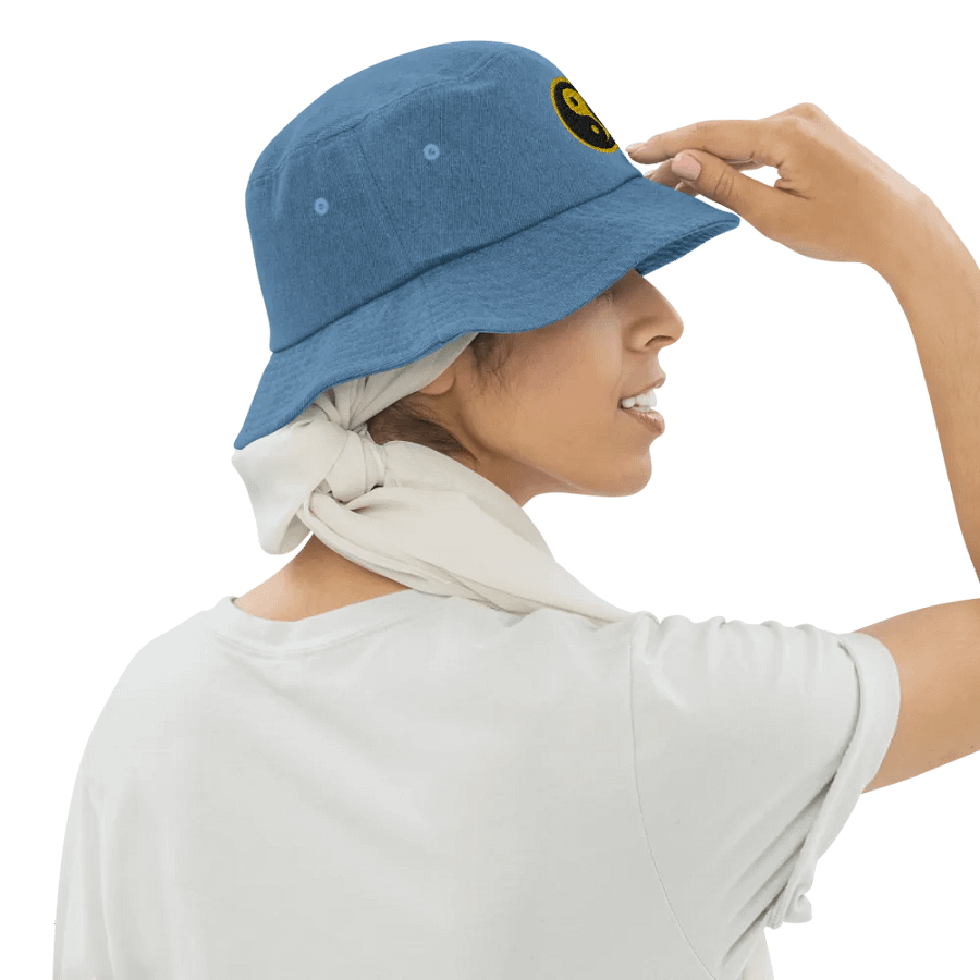 Happy Yin-Yang Denim Bucket Hat product image (23)