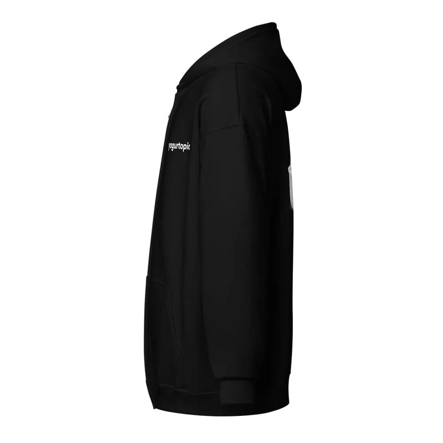 unisex "yogurtopia" zip-up hoodie product image (3)