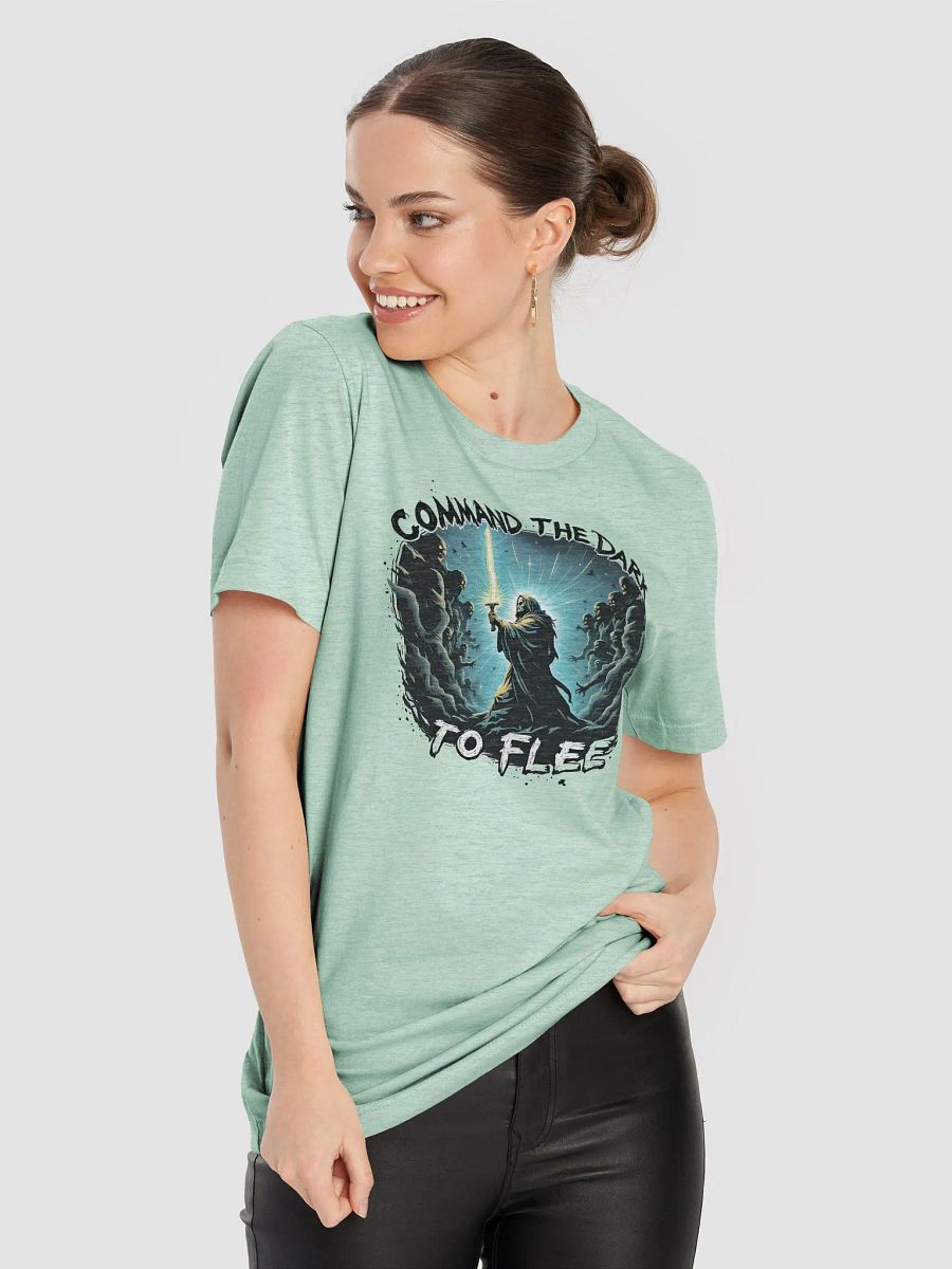 Command the Dark to Flee Spiritual Warfare T-Shirt T-Shirt product image (24)