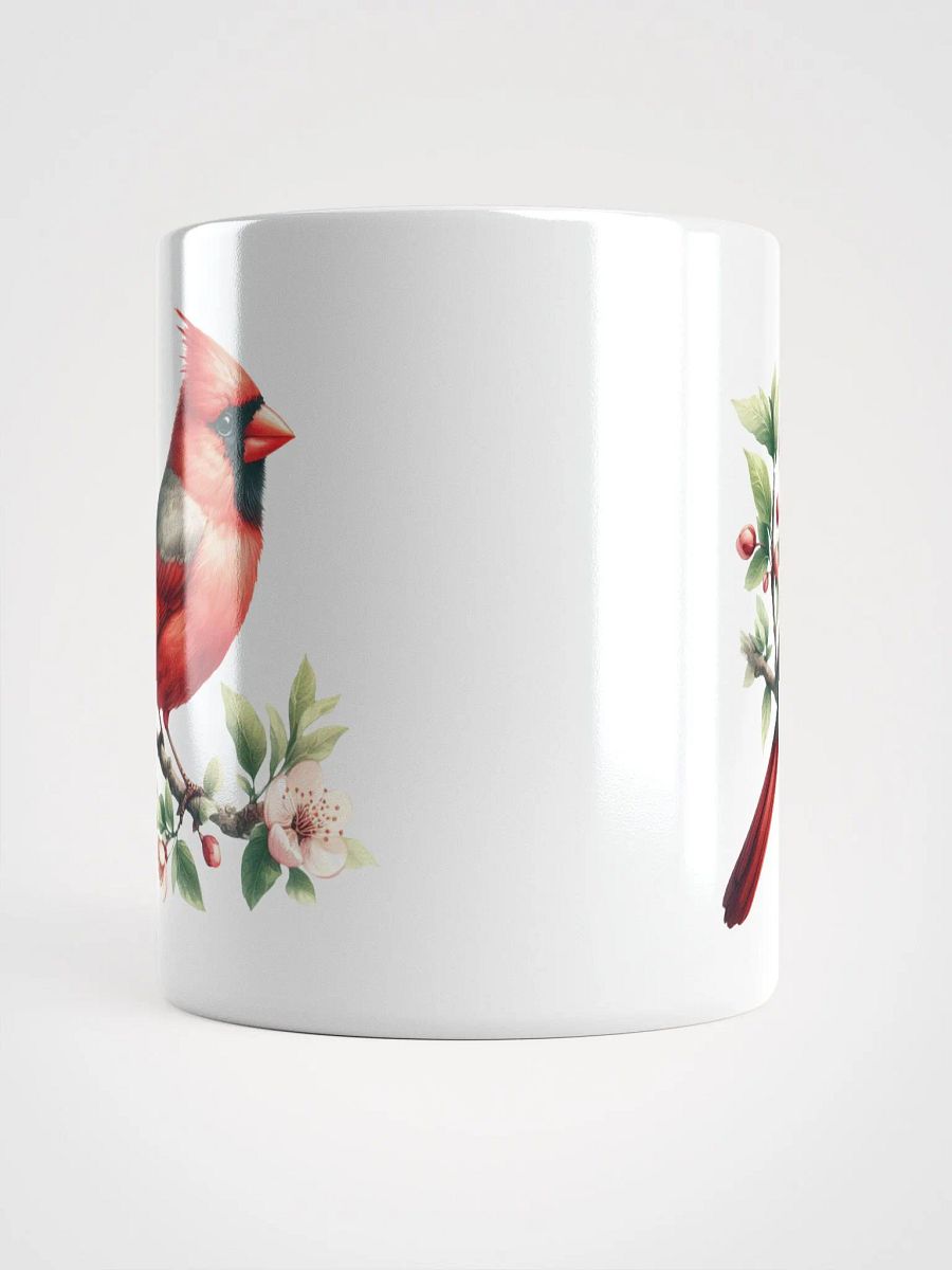Vivid Cardinals White Glossy Mug product image (5)